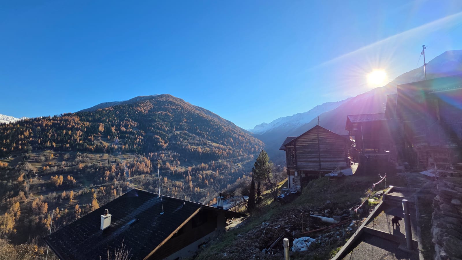 Vue extérieure du chalet